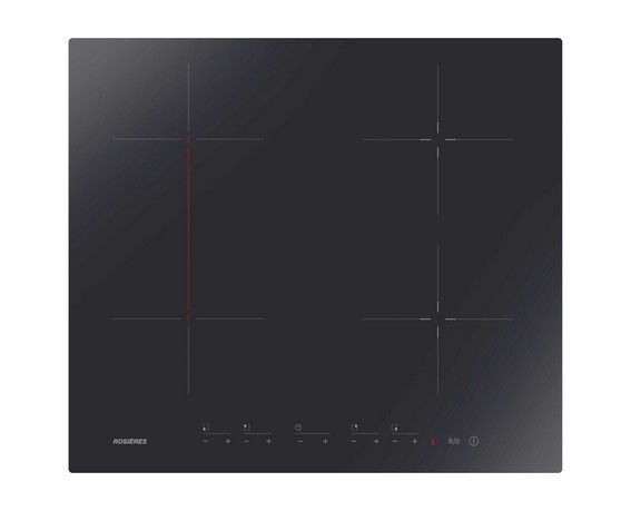 Rosieres RTP644C hob Black Built-in