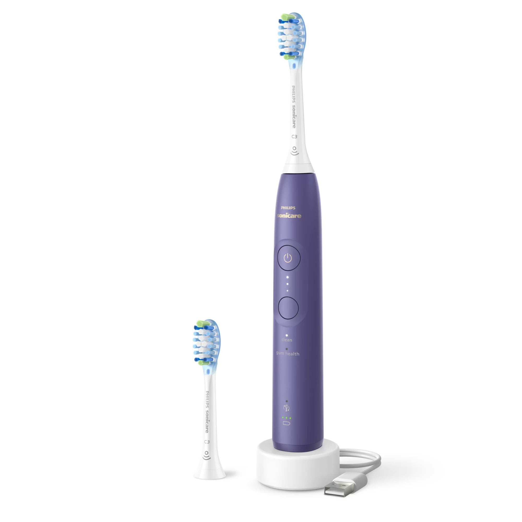 Philips HX7137/02 electric toothbrush Adult Sonic toothbrush Purple