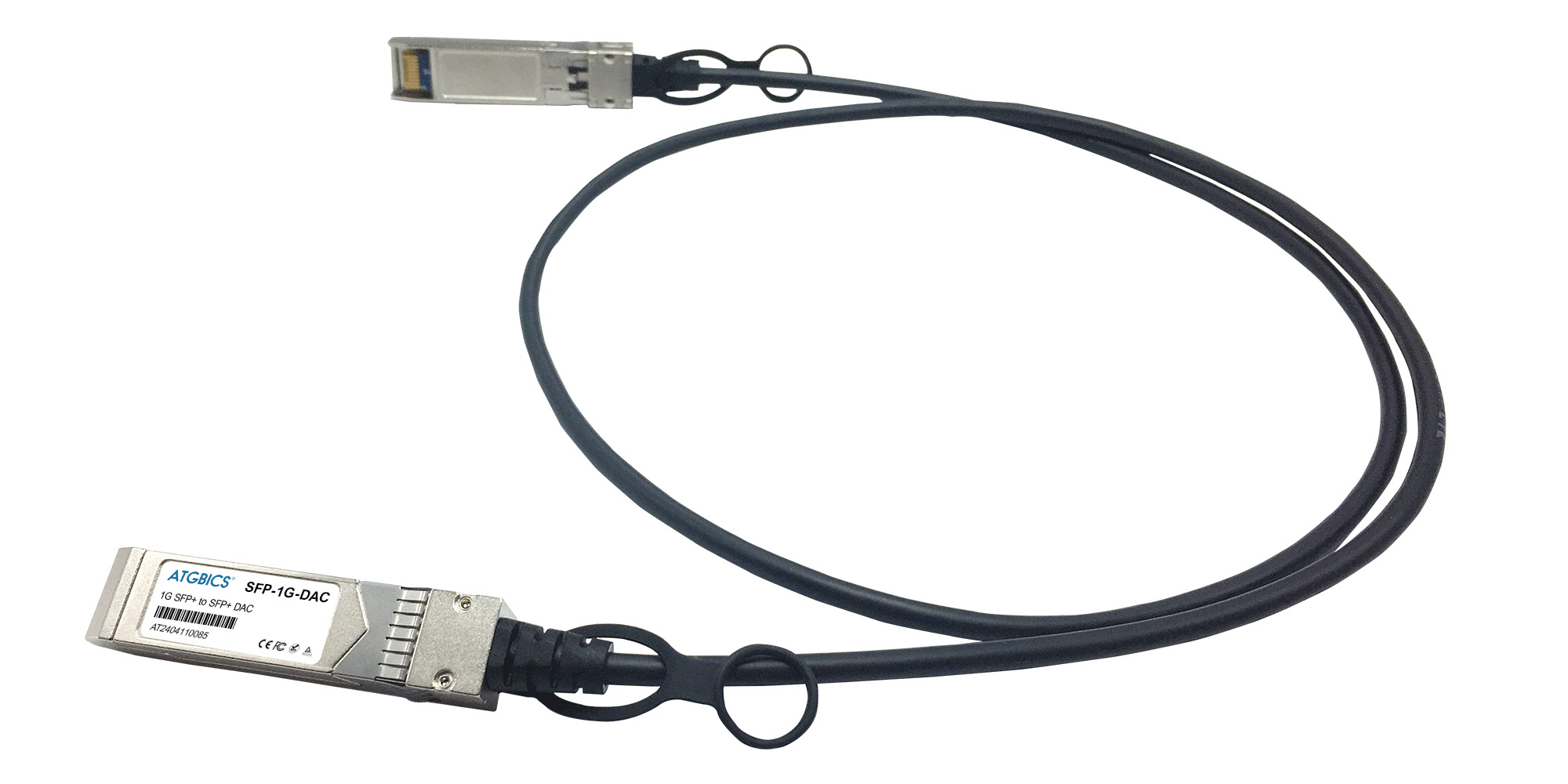 ATGBICS DAC-SFP-1G-2M-AT cavo InfiniBand e in fibra ottica Nero