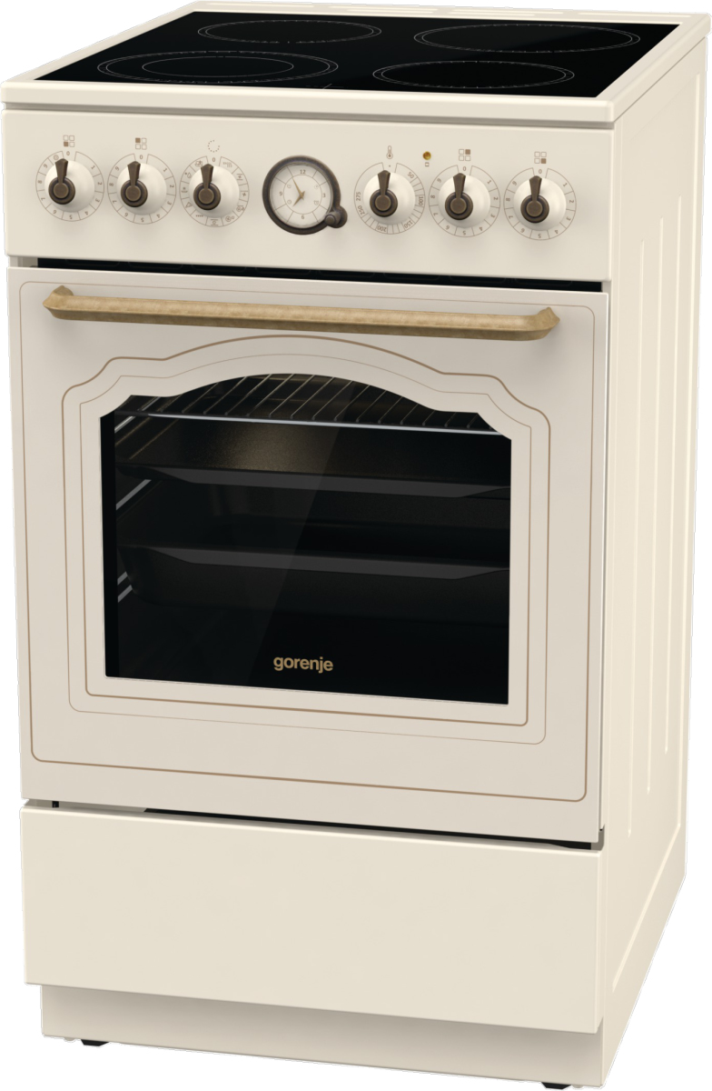 Gorenje GECS5B70CLI Freestanding cooker Electric Ceramic hob Beige – image 6