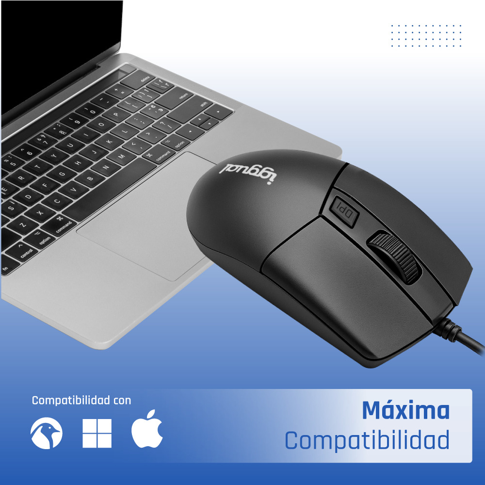 iggual COM-BUSINESS2-2400DPI mouse Home Ambidextrous USB Type-A Optical – image 4
