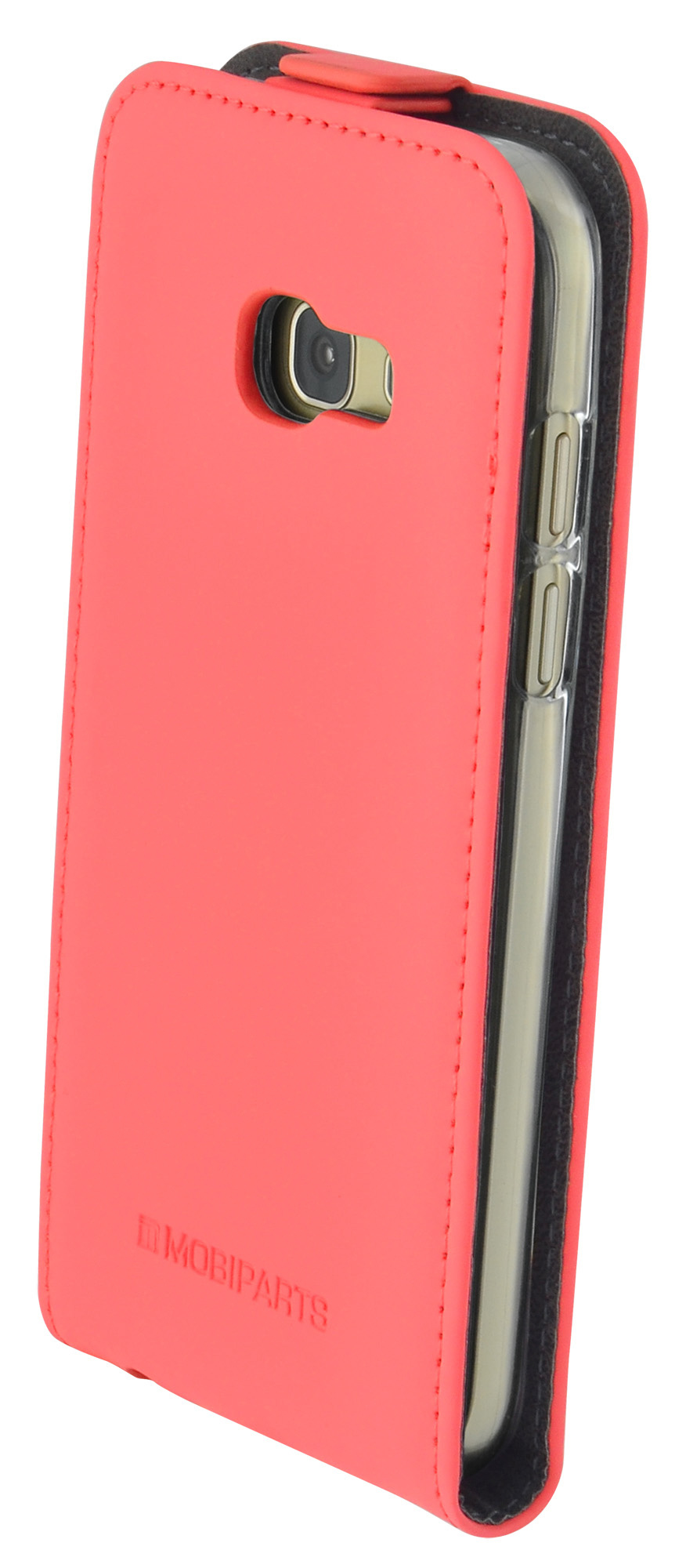 Mobiparts Premium Flip TPU Case Samsung Galaxy A3 (2017) Peach Pink – image 3