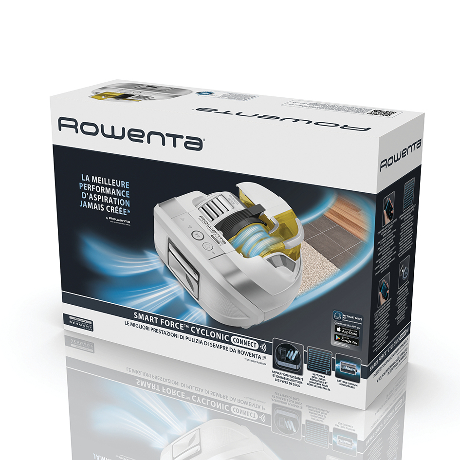 Rowenta Smart Force Cyclonic RR802 Silver, White, Yellow – image 2