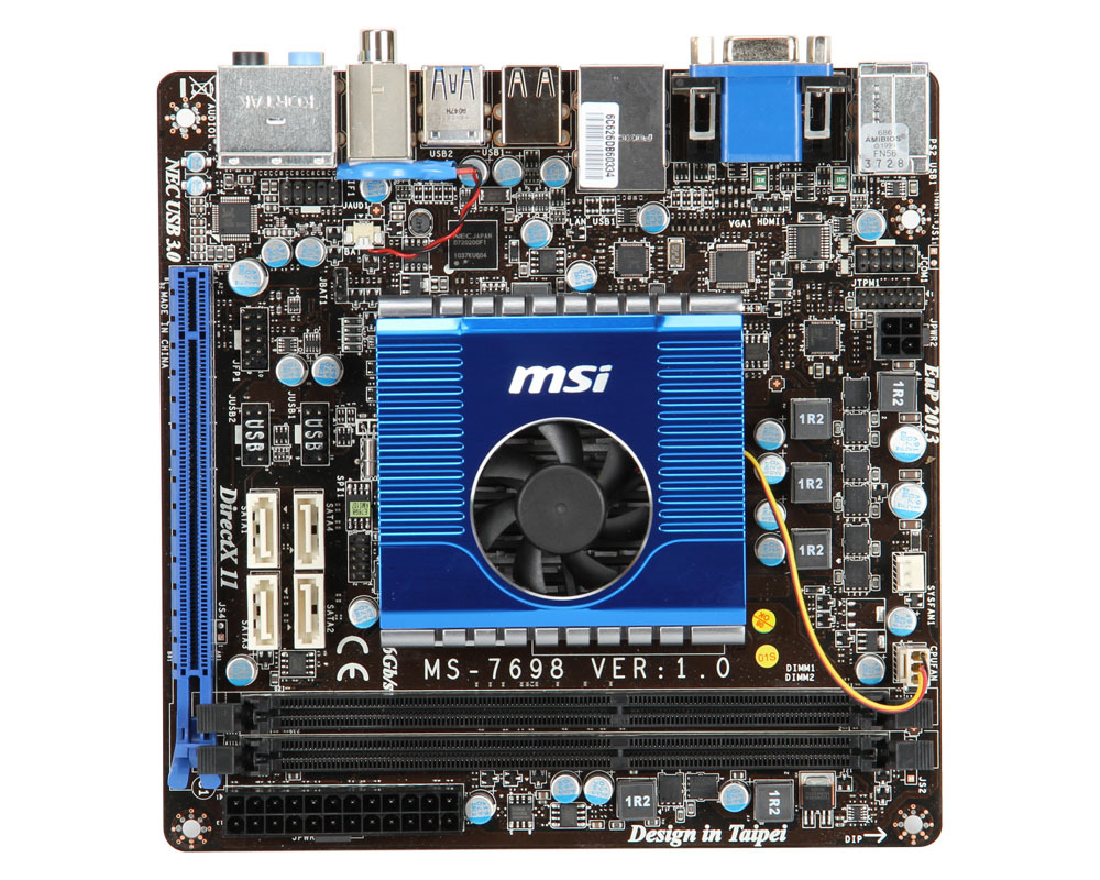 MSI E350IA-E45 motherboard AMD A50M NA (integrated CPU) mini ITX – image 2