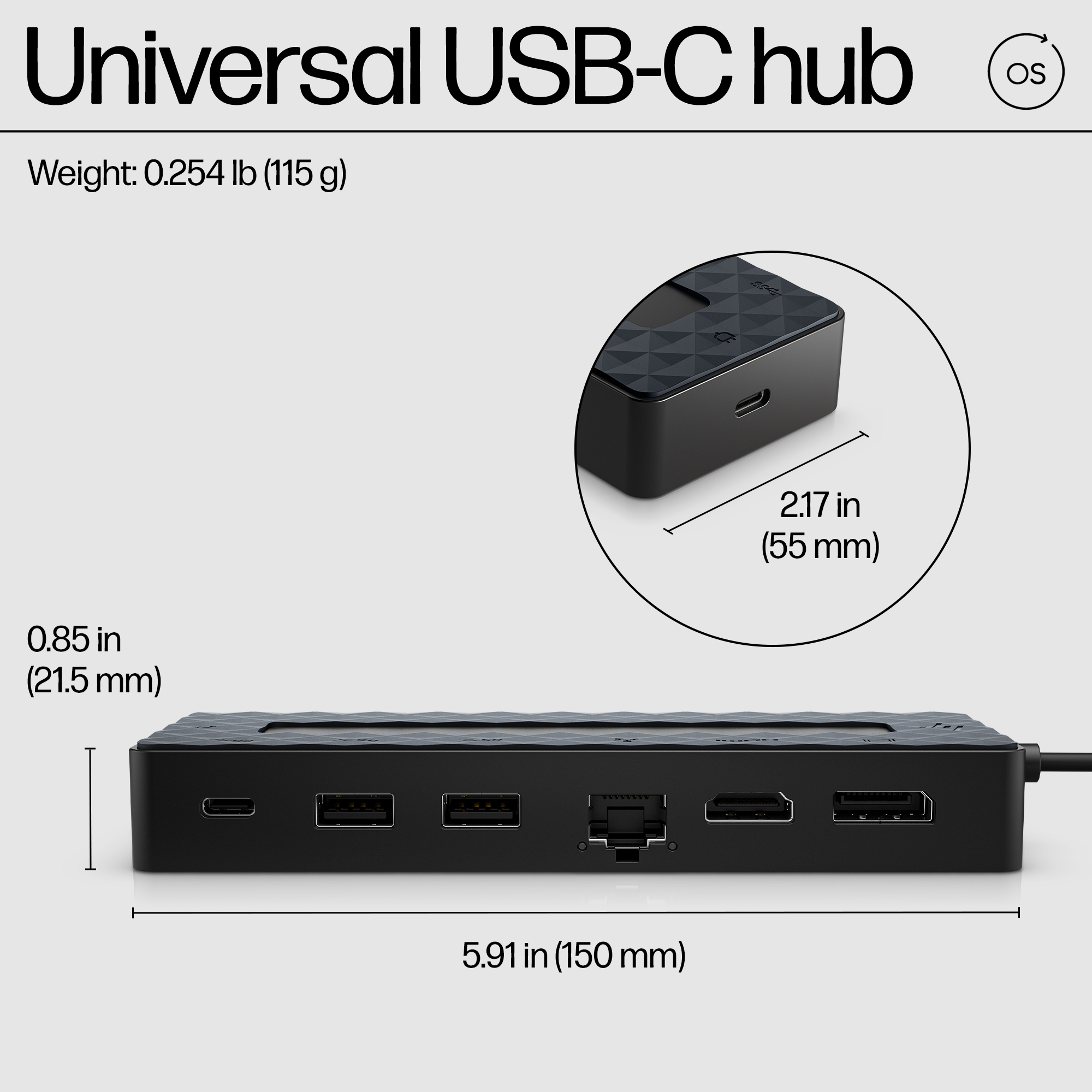 HP Universal USB-C Hub and Laptop Charger Combo – image 4