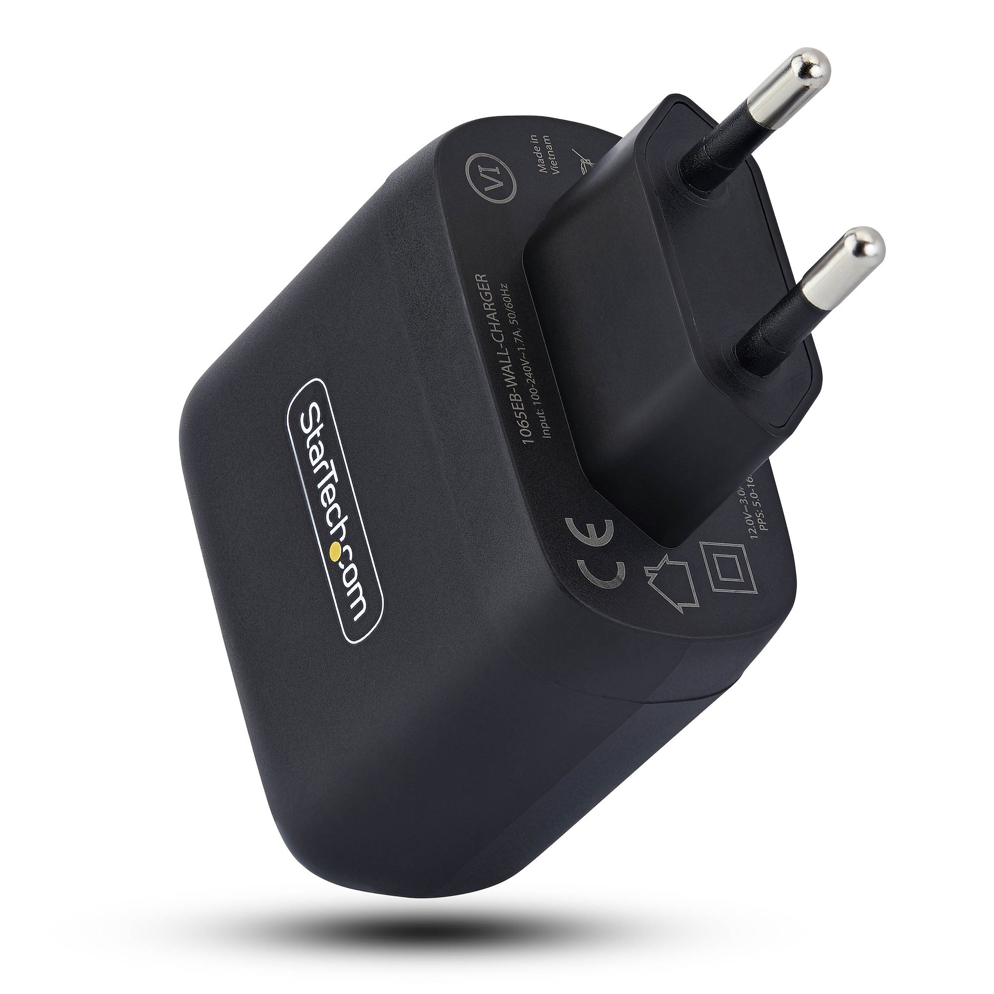StarTech.com 65W USB-C Laptop Charger, GaN Charger with Power Adapter Brick for Dell, XPS, HP ProBook, MacBook Pro, Microsoft Surface Pro, Black – image 2