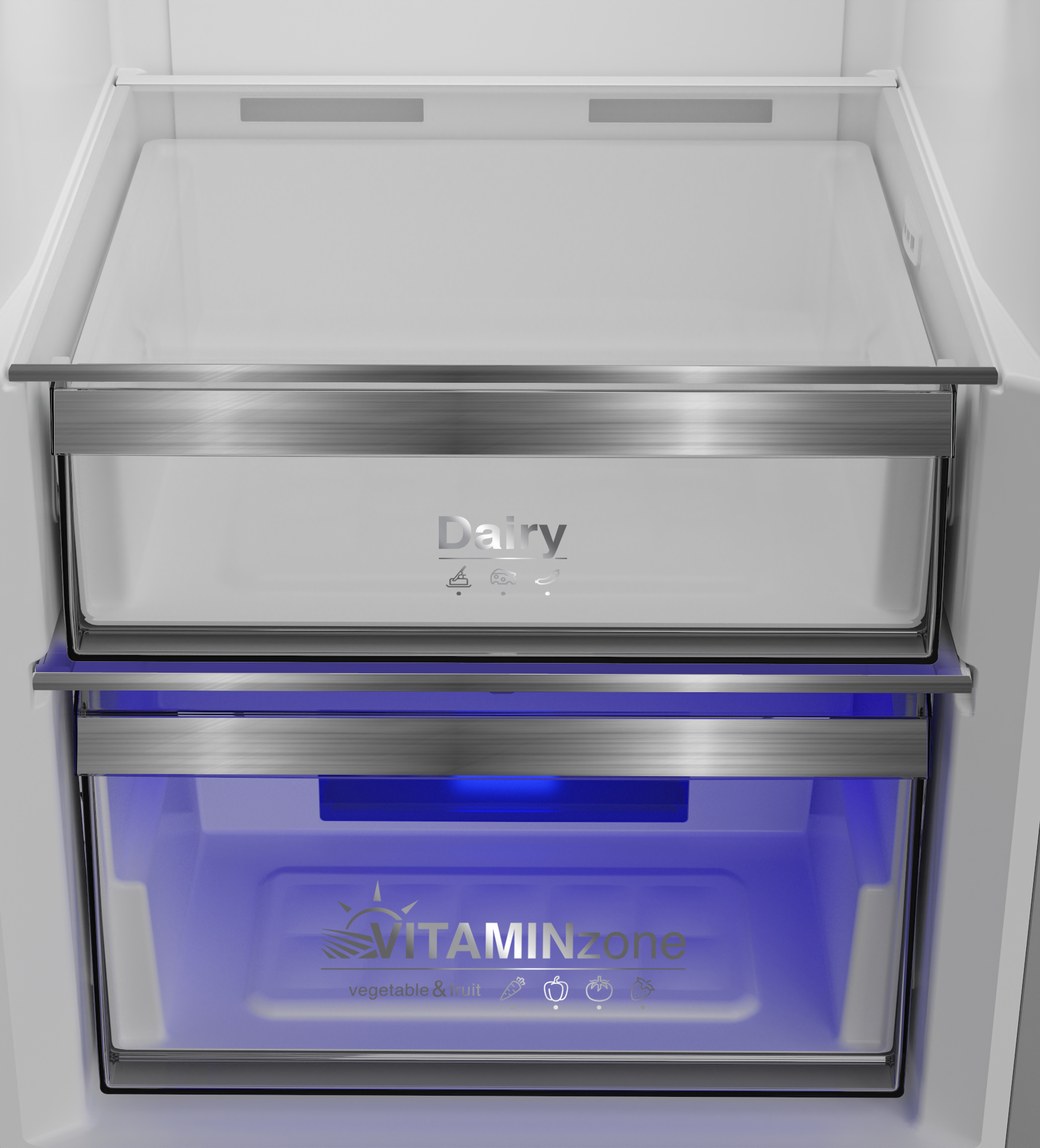 Grundig GLNEP5686VPZ Freestanding Tall Larder Fridge with LED Display – image 4