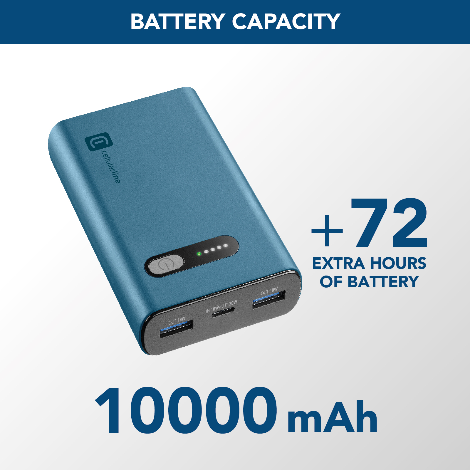 Cellularline Fast PD 10000 Portable Fast PD Charger – image 4