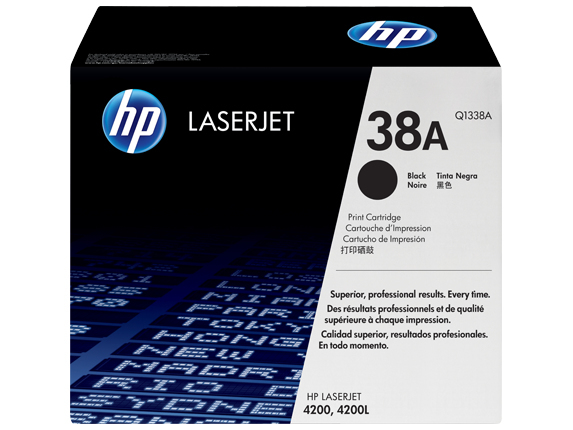 HP 38A Black Original LaserJet Toner Cartridge