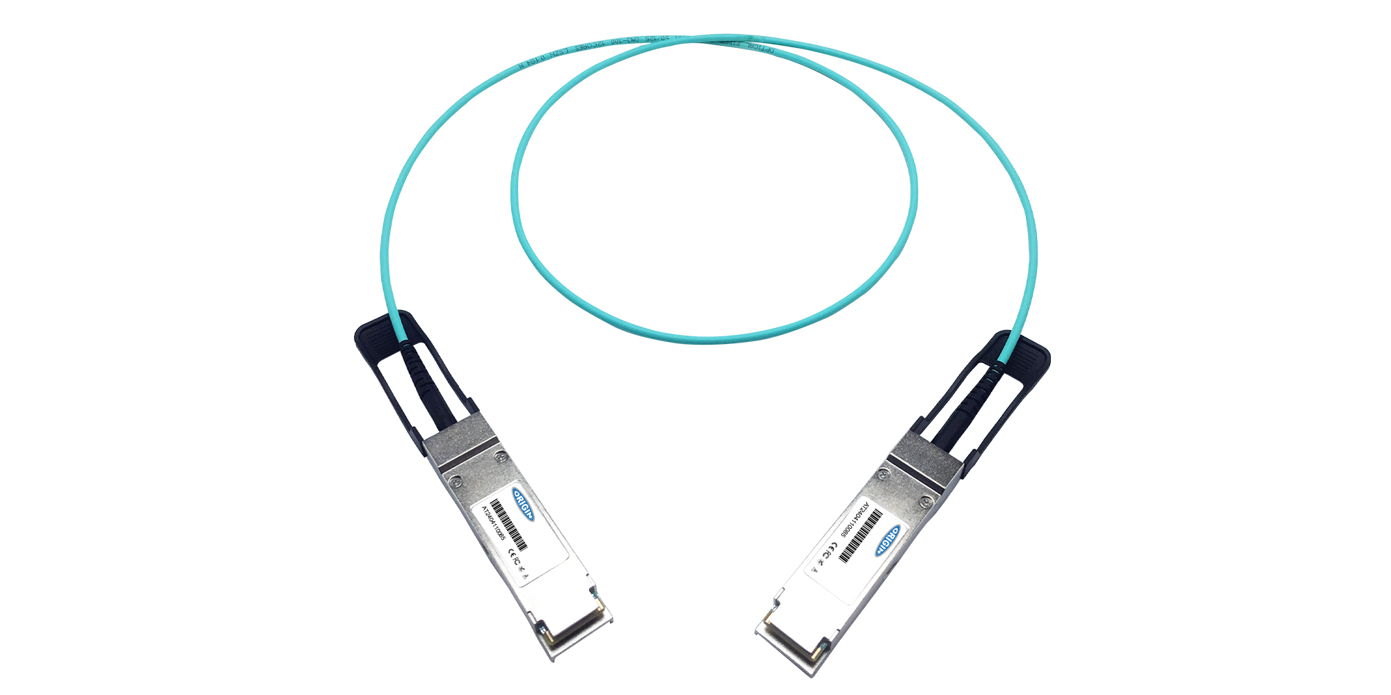 Origin Storage AOC-Q-Q-100G-15M-OS cavo InfiniBand e in fibra ottica QSFP28 Arancione Colore acqua