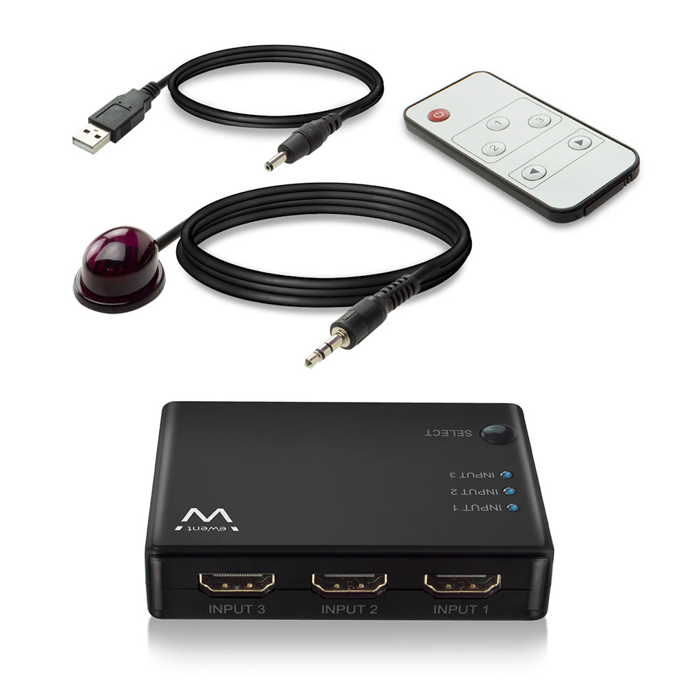 Ewent EW3730 video switch HDMI – image 3