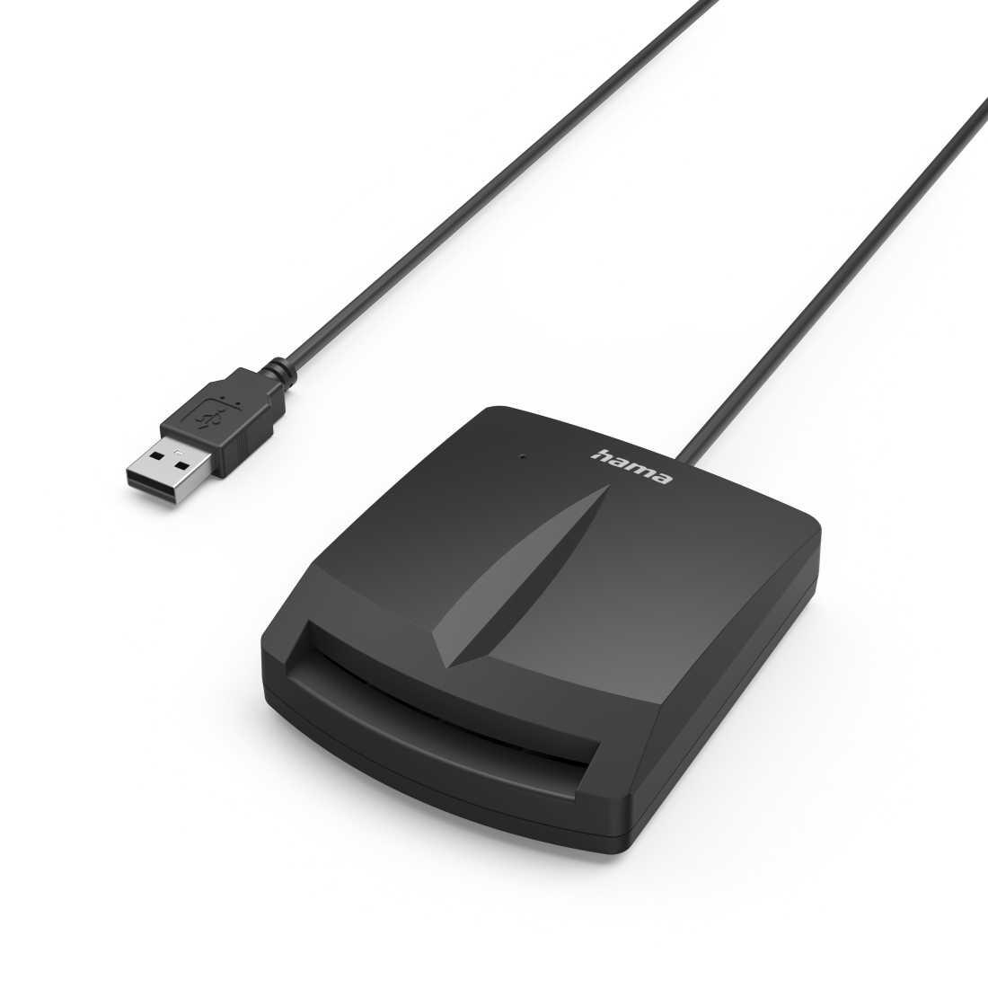 Hama 69053399 smart card reader Indoor USB USB 2.0 Black – image 1