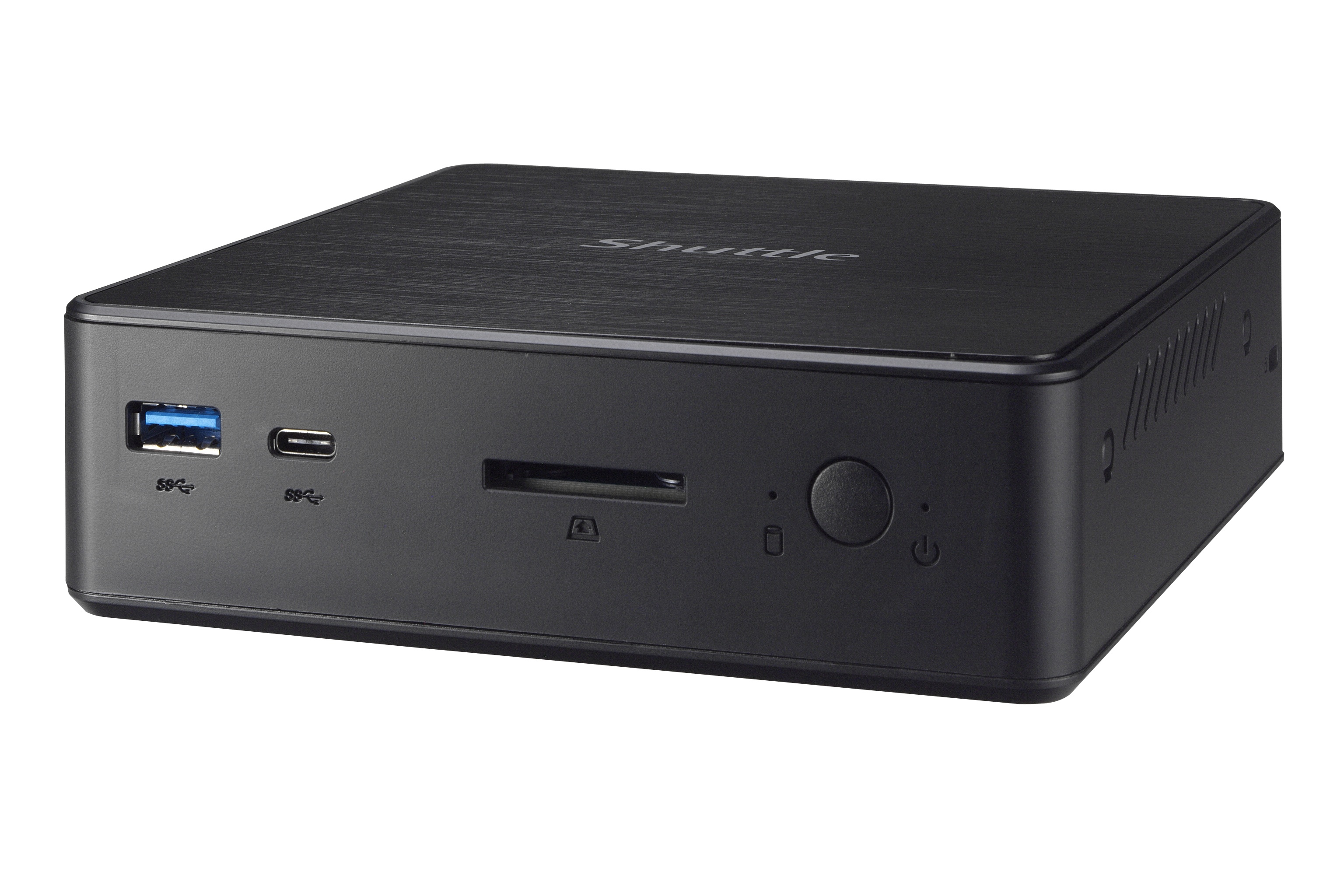 Shuttle Nano PC NC10U3 , Intel i3-8145U, 1x HDMI, 1x DP, 1x 2.5″ bay, 1x M.2, 1x LAN, 1x COM, Wifi, 24/7 permanent operation, incl. VESA & Stand image 4