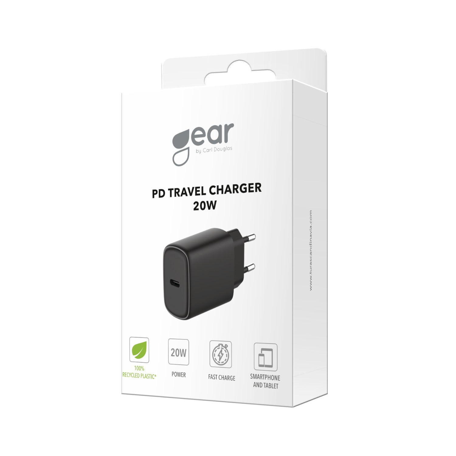Gear Charger 220V 1xUSB-C Pd 20W Black – image 2