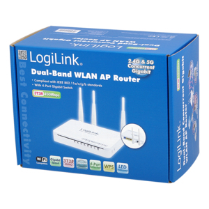 LogiLink WL0143 wireless router Gigabit Ethernet Dual-band (2.4 GHz – image 3