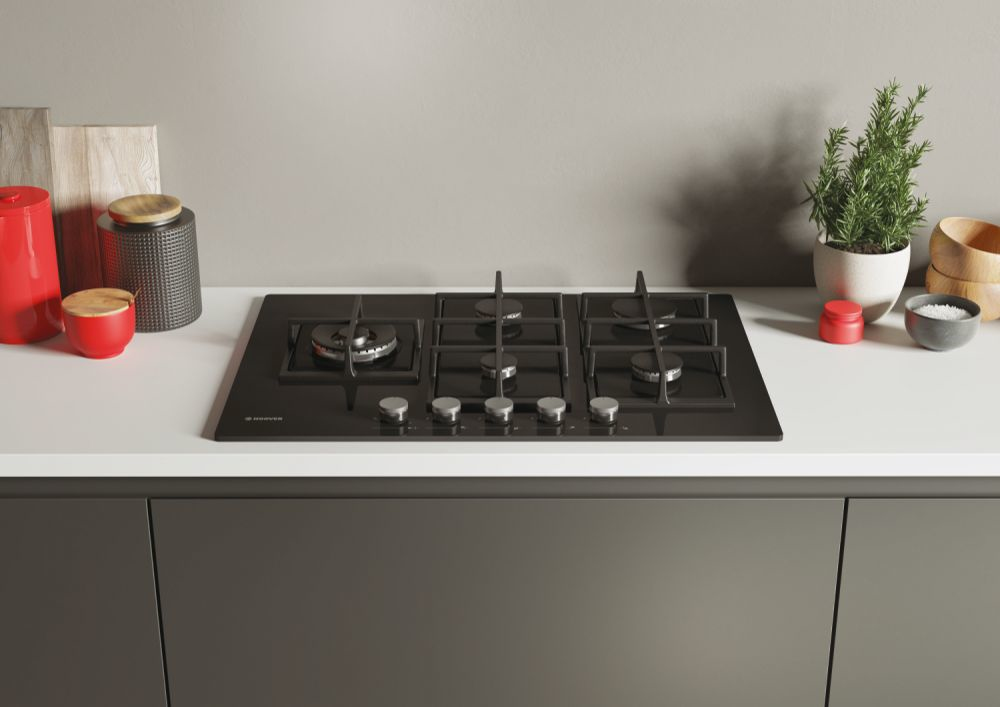 Hoover H-HOB 700 GAS HVG7W4SB Black Built-in 5 zone(s) – image 2