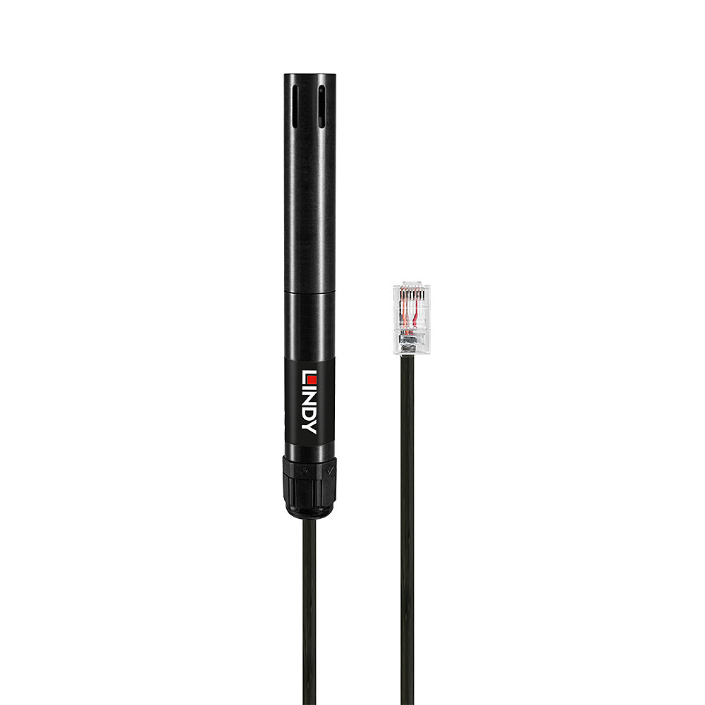Lindy 32633 temperature/humidity sensor Indoor Temperature & humidity sensor Freestanding Wired