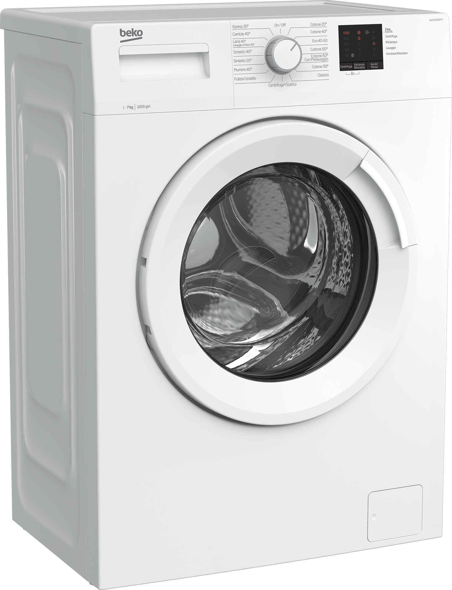 Beko WUX71031W-IT washing machine Front-load – image 2