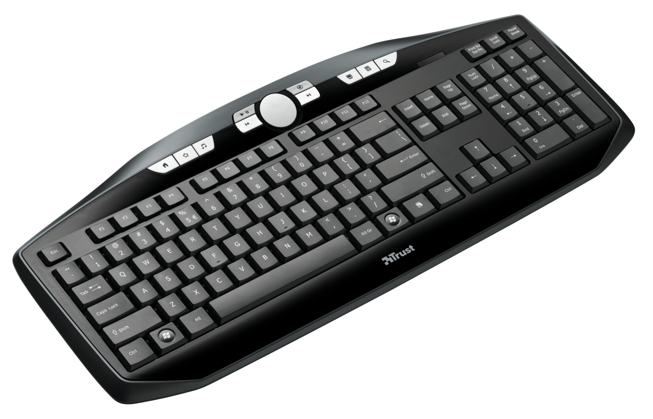 Trust Xpress keyboard RF Wireless QWERTY Black