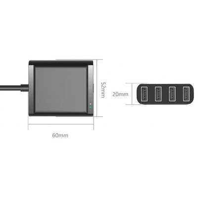 Techly IUSB-EXTEND604 interface hub USB 2.0 480 Mbit/s Black – image 7