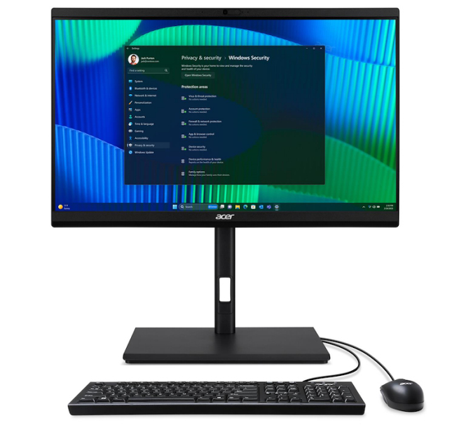 ACER Veriton Z2 VZ2724G Intel Core i5-14400 23.8p FHD 8Go RAM 256Go SSD UHD...