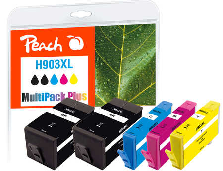 Peach PI300-768 ink cartridge 5 pc(s) Compatible High (XL) Yield Black, Cyan, Magenta, Yellow