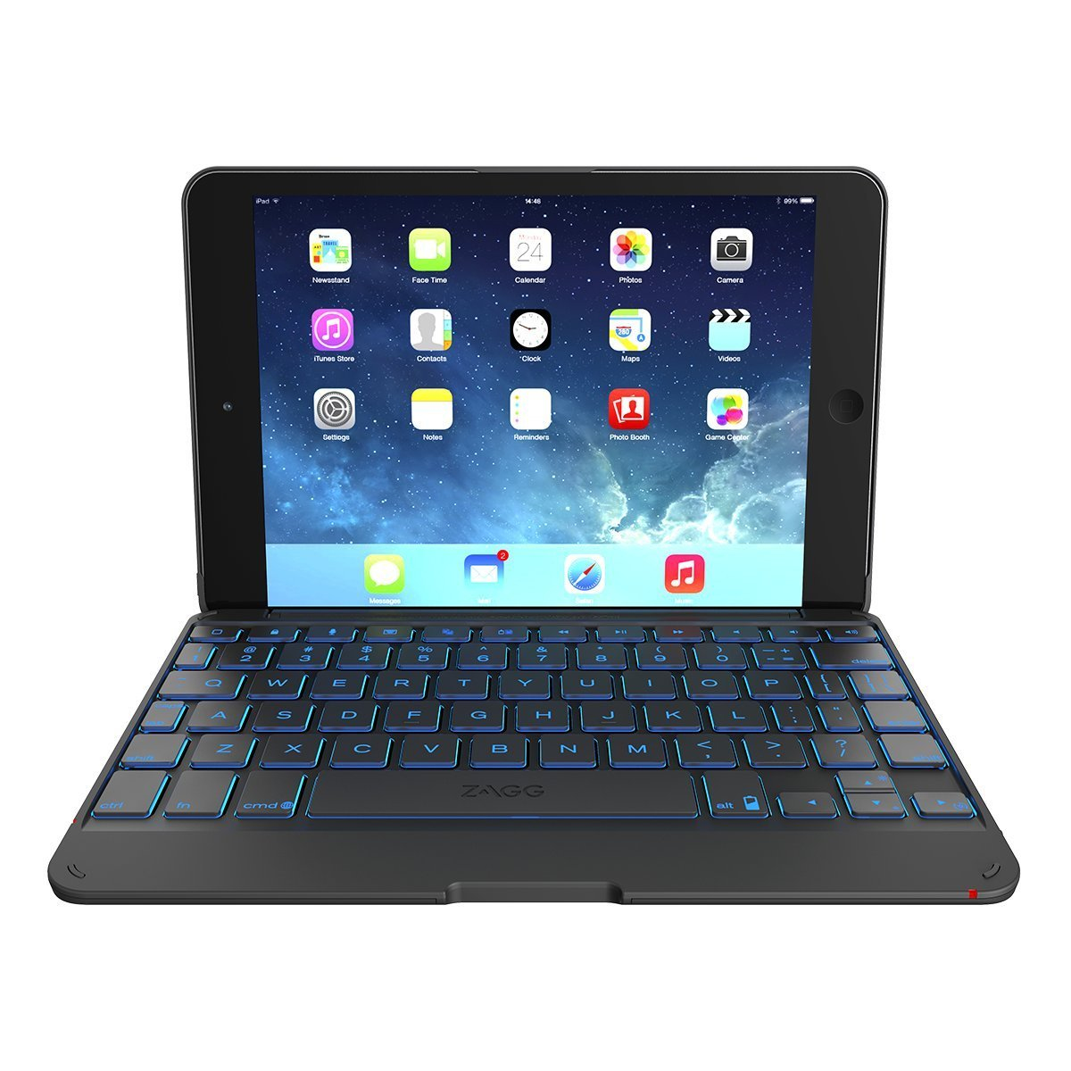 ZAGG IM2ZKF-BBC mobile device keyboard Bluetooth Black
