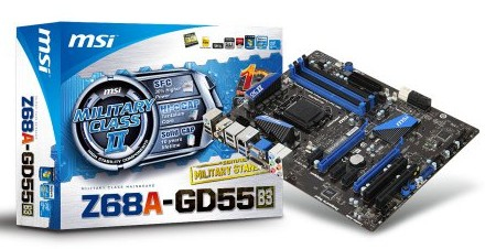 MSI Z68A-GD55 Intel Z68 LGA 1155 (Socket H2) ATX – image 2