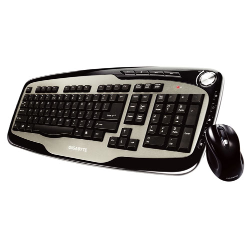 GIGABYTE KM7600 keyboard Mouse included Office RF Wireless Black