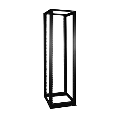 RACK ABIERTO DE 45U Y 19 PULGADAS CYBERPOWER CR45U40001 CON 4 POSTES 600 MM DE ANCHO PROFUNDIDAD AJUSTABLE DE 22 PULGADAS - 40 PULGADAS NEGRO CAPACIDAD DE CARGA DE 800KG 1760LB SE ENVIA DESARMADO GARANTIA DE 5 AÑOS - CR45U40001