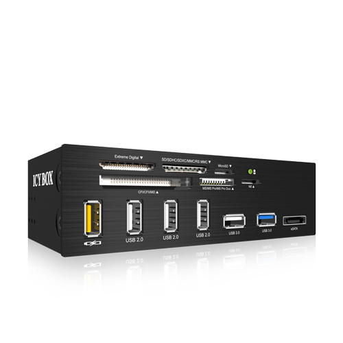 ICY BOX IB-867 card reader USB 3.2 Gen 1 (3.1 Gen 1)/eSATA Internal Black – image 2