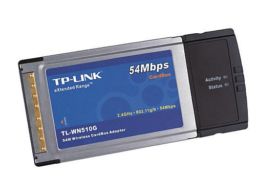 TP-Link 54Mbps eXtended Range™ Wireless CardBus Adapter