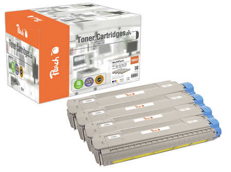 Peach PT1088 toner cartridge 4 pc(s) Compatible Black, Cyan, Magenta, Yellow