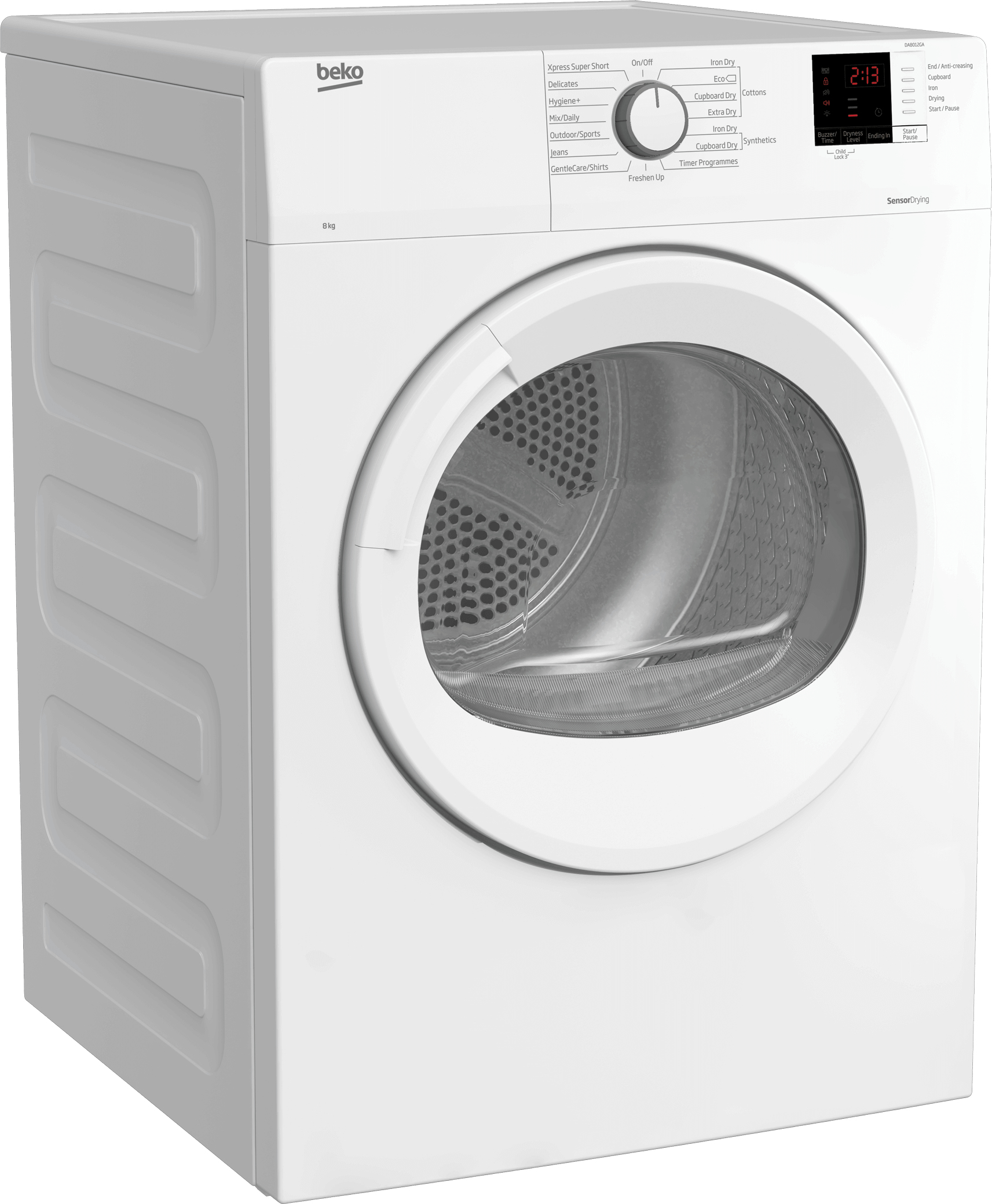 Beko DA8012GA tumble dryer Freestanding Front-load – image 8