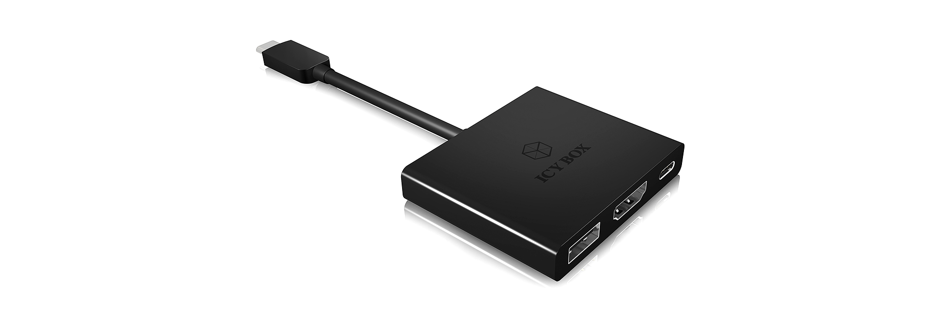 ICY BOX IB-DK4031-CPD USB 3.2 Gen 1 (3.1 Gen 1) Type-C Black – image 2
