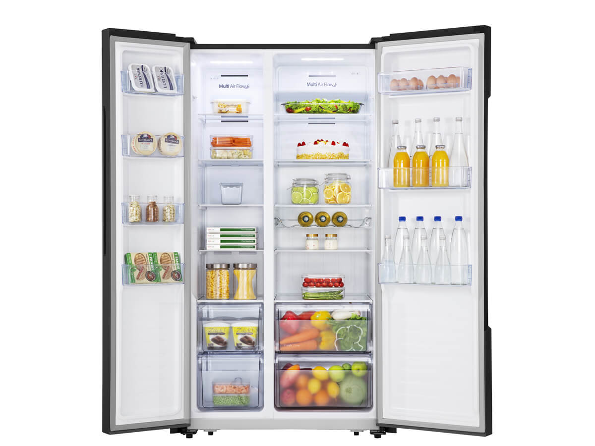Hisense RS670N4BF3 side-by-side refrigerator Freestanding – image 4