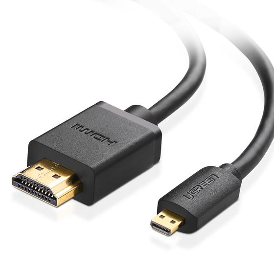 Ugreen 30104 cavo HDMI 3 m HDMI tipo D (Micro) HDMI tipo A (Standard) Nero