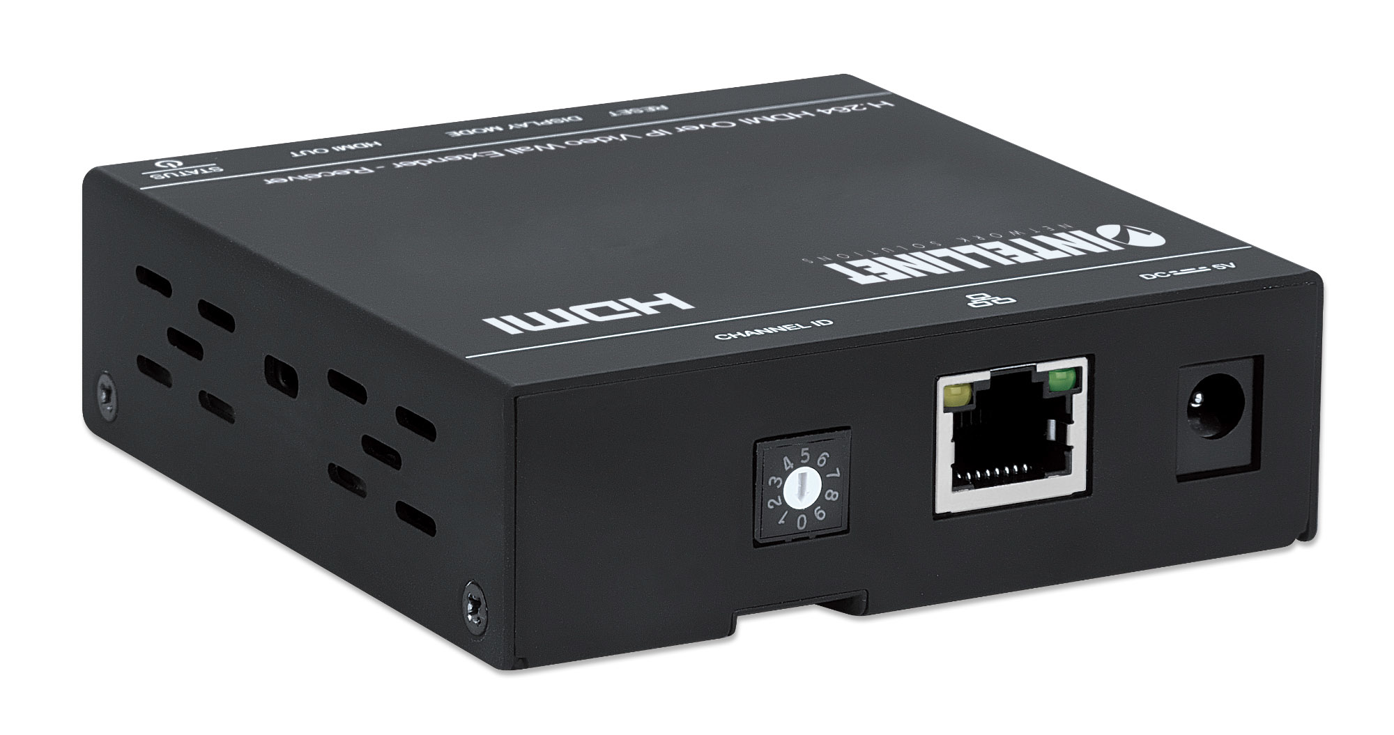 Intellinet H.264 HDMI Over IP Video Wall Extender - Receiver Distributes an H.264-compressed 1080p HDMI Signal up to 500 m (1,640 ft.) Over a Network; Video Wal – image 4