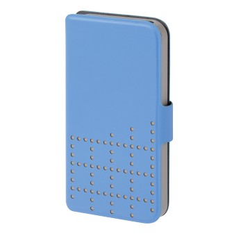 Hama Dots mobile phone case Folio Blue, Grey