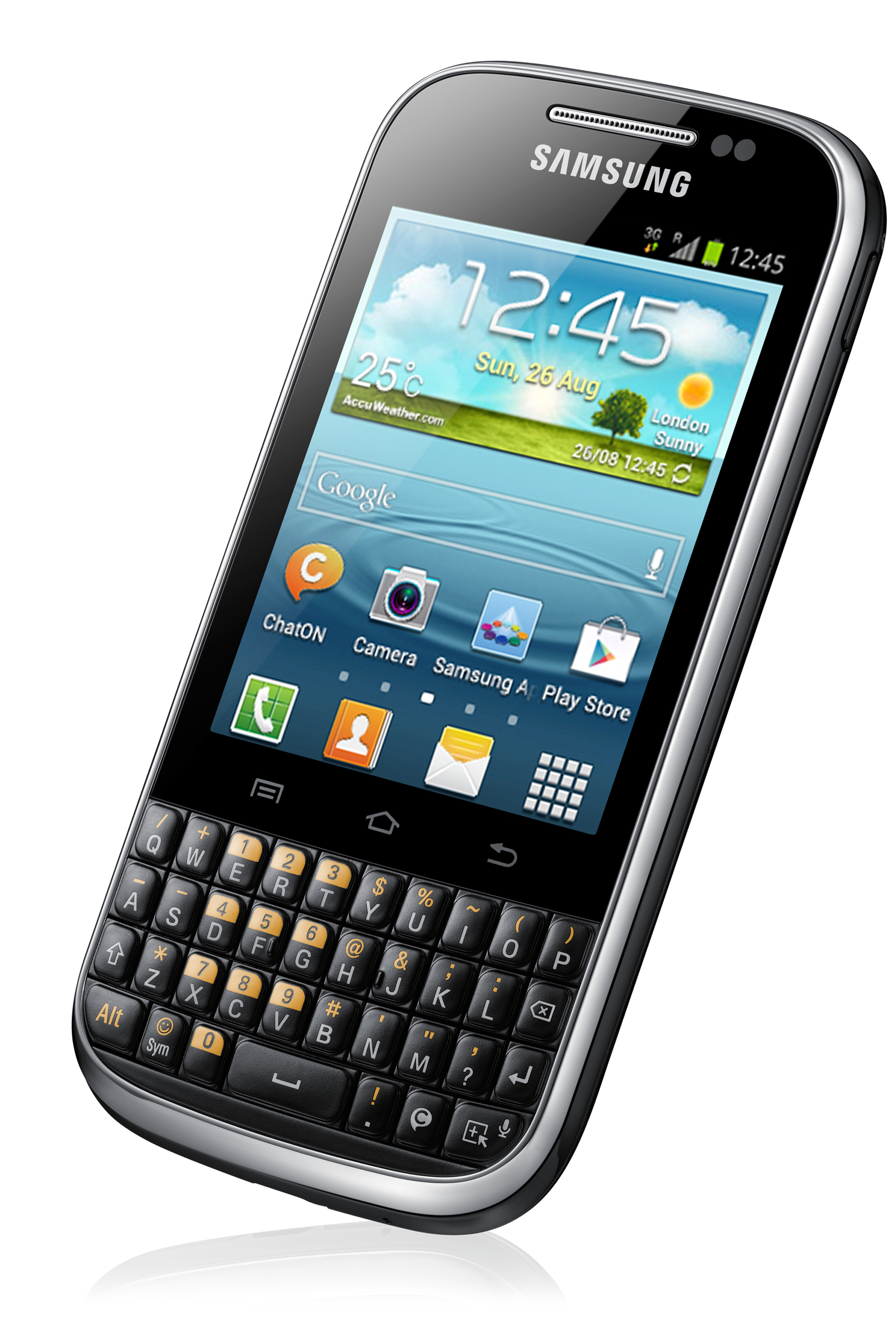 Samsung Galaxy Ch@t 7.62 cm (3") Single SIM Android 4.0 3G Micro-USB B 4 GB 1200 mAh Black – image 7