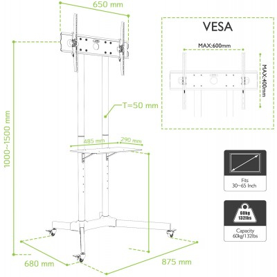 Techly 309982 TV mount/stand – image 5