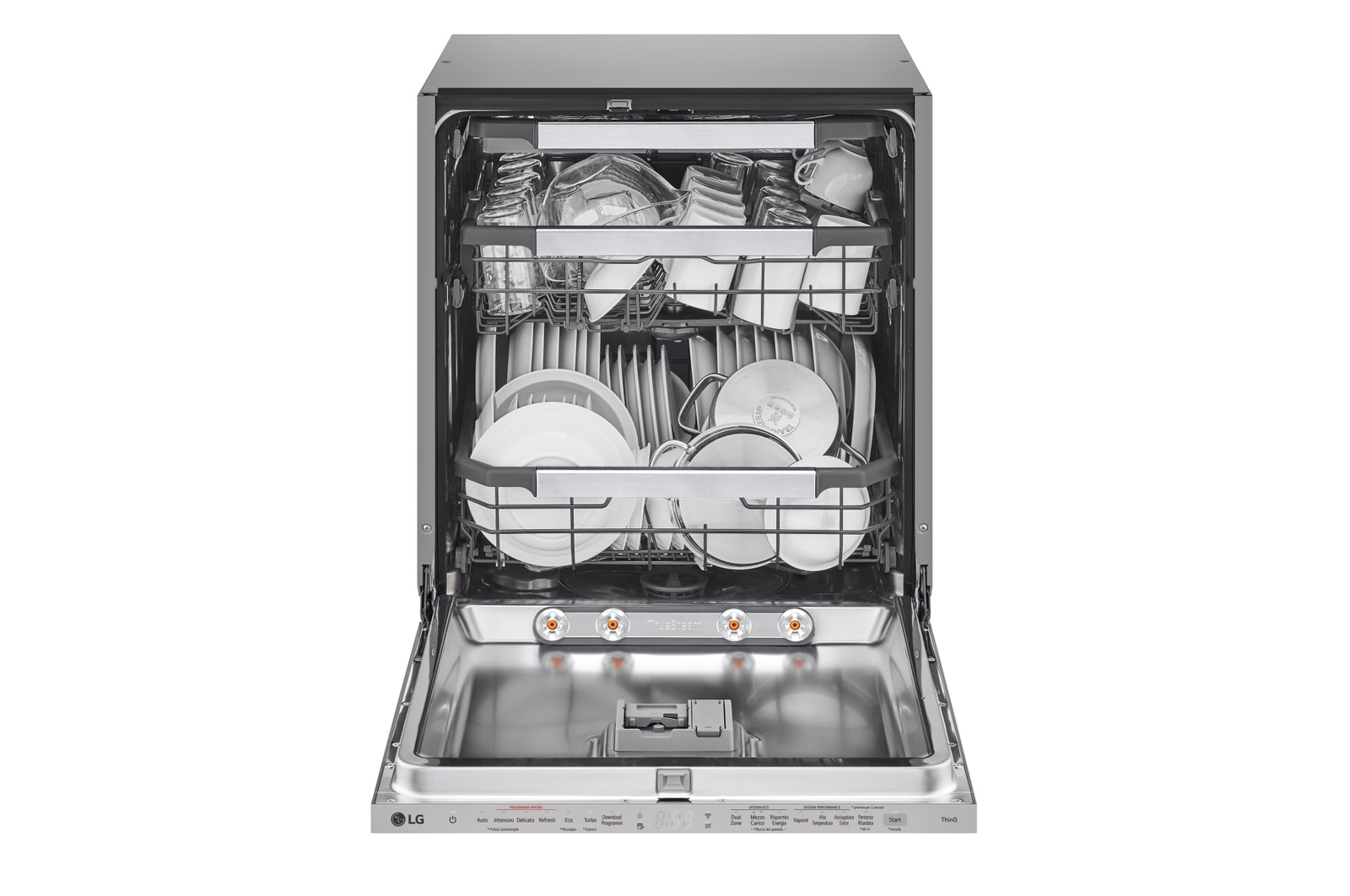 LG DB597TXS dishwasher Fully built-in 14 place settings
