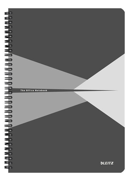 Leitz 44950085 quaderno per scrivere A4 90 fogli Grigio, Bianco