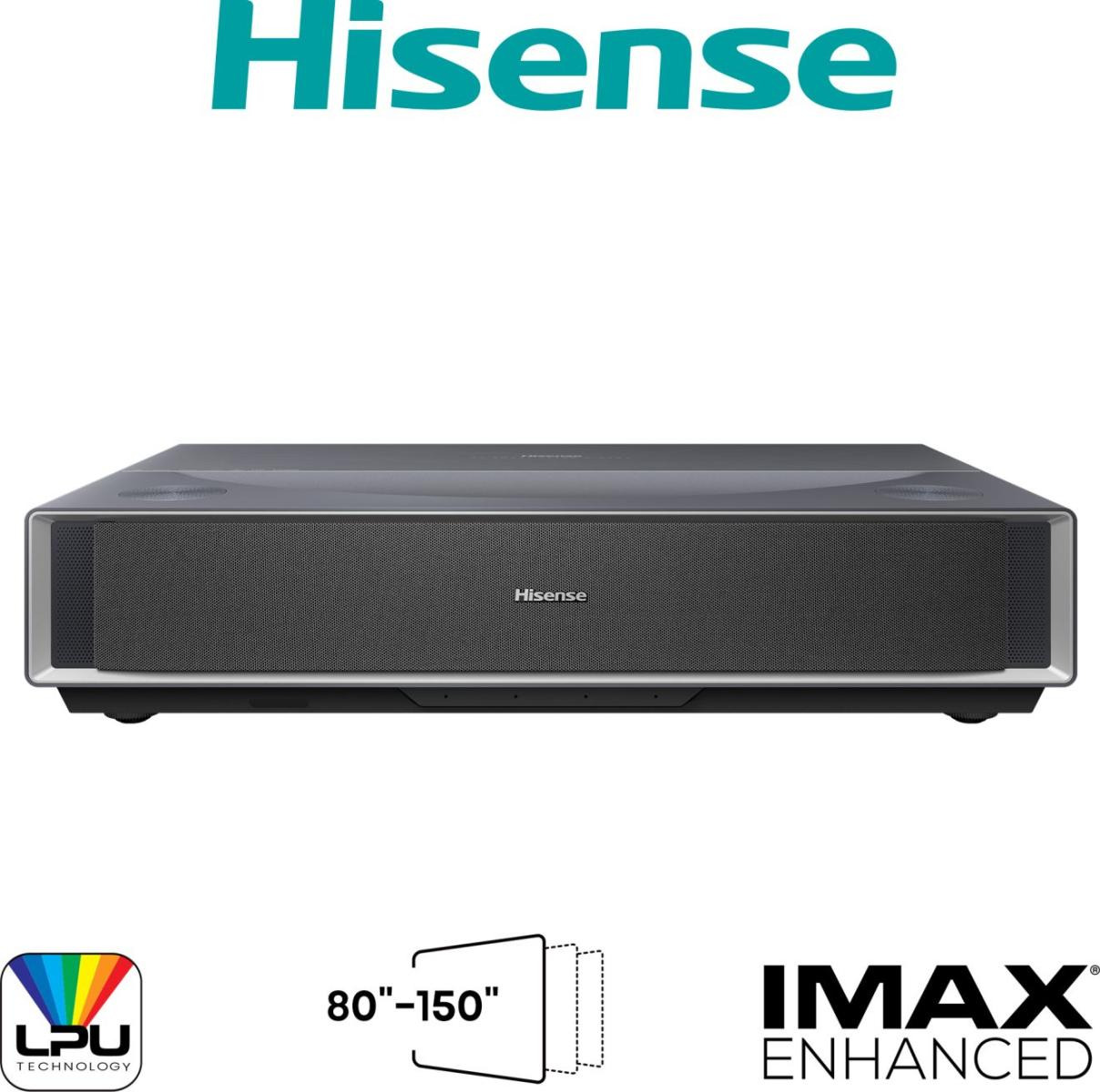 Hisense 20017229 data projector Ultra short throw projector 2500 ANSI lumens DLP UHD 4K (3840x2160) 3D Black