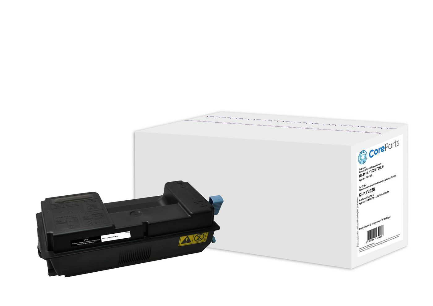 CoreParts QI-KY2058 toner cartridge 1 pc(s) Compatible Black
