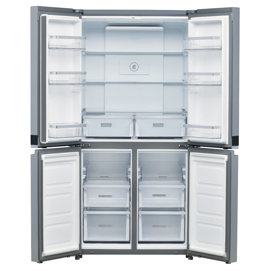 Whirlpool WRQ551NJZ side-by-side refrigerator Freestanding Silver – image 4