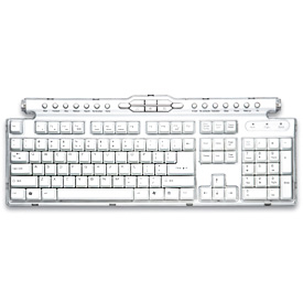 Samsung Crystal Keyboard, White, DE