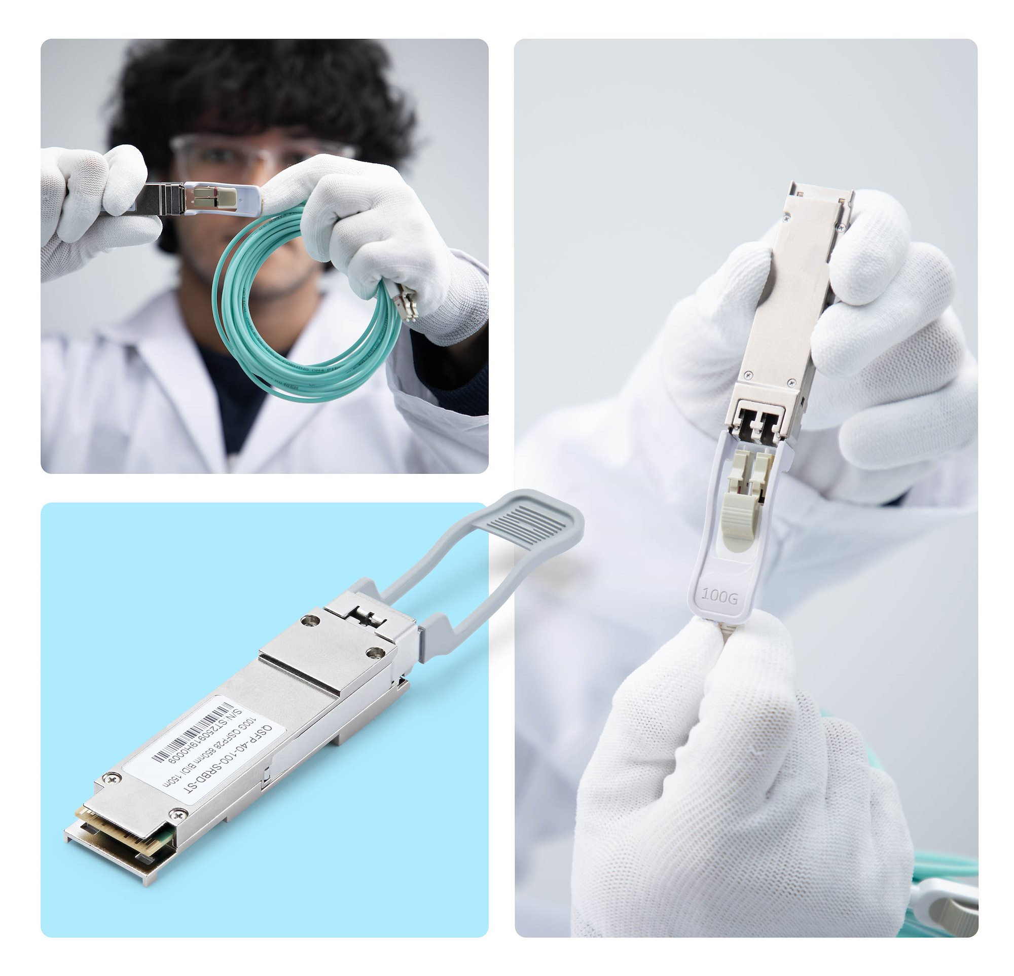 StarTech.com Cisco QSFP-40/100-SRBD Compatible QSFP Module, 40/100Gbps Multi Mode Fiber (MMF), 100m [328ft], LC Transceiver, 850nmTX/900nmRX – image 4