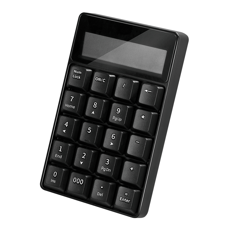 LogiLink ID0200 numeric keypad Laptop Bluetooth Black – image 1