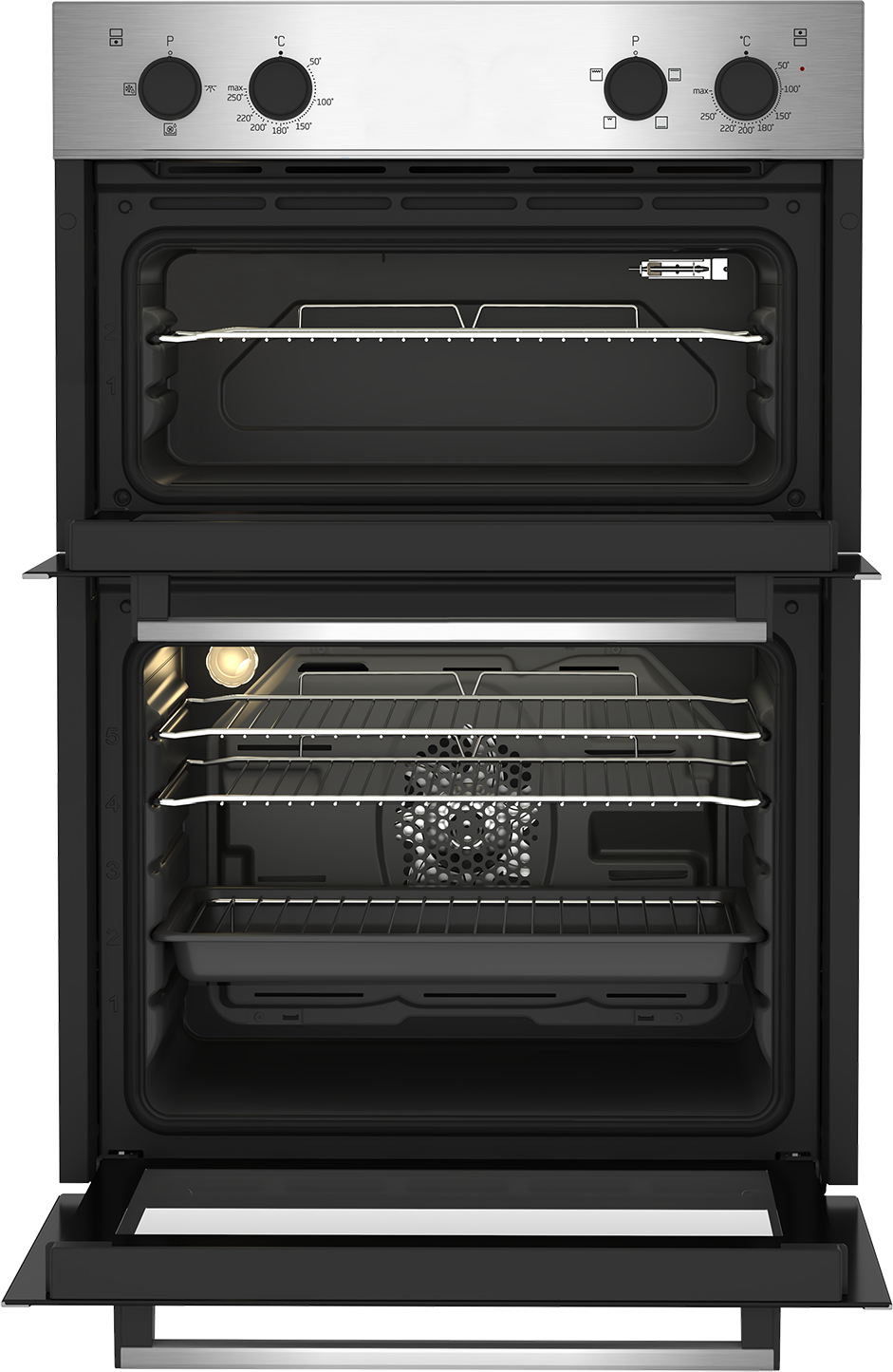 Beko BBRDF21000X 90cm Built-In Double Fan Oven with SteamShine Cleaning – image 4